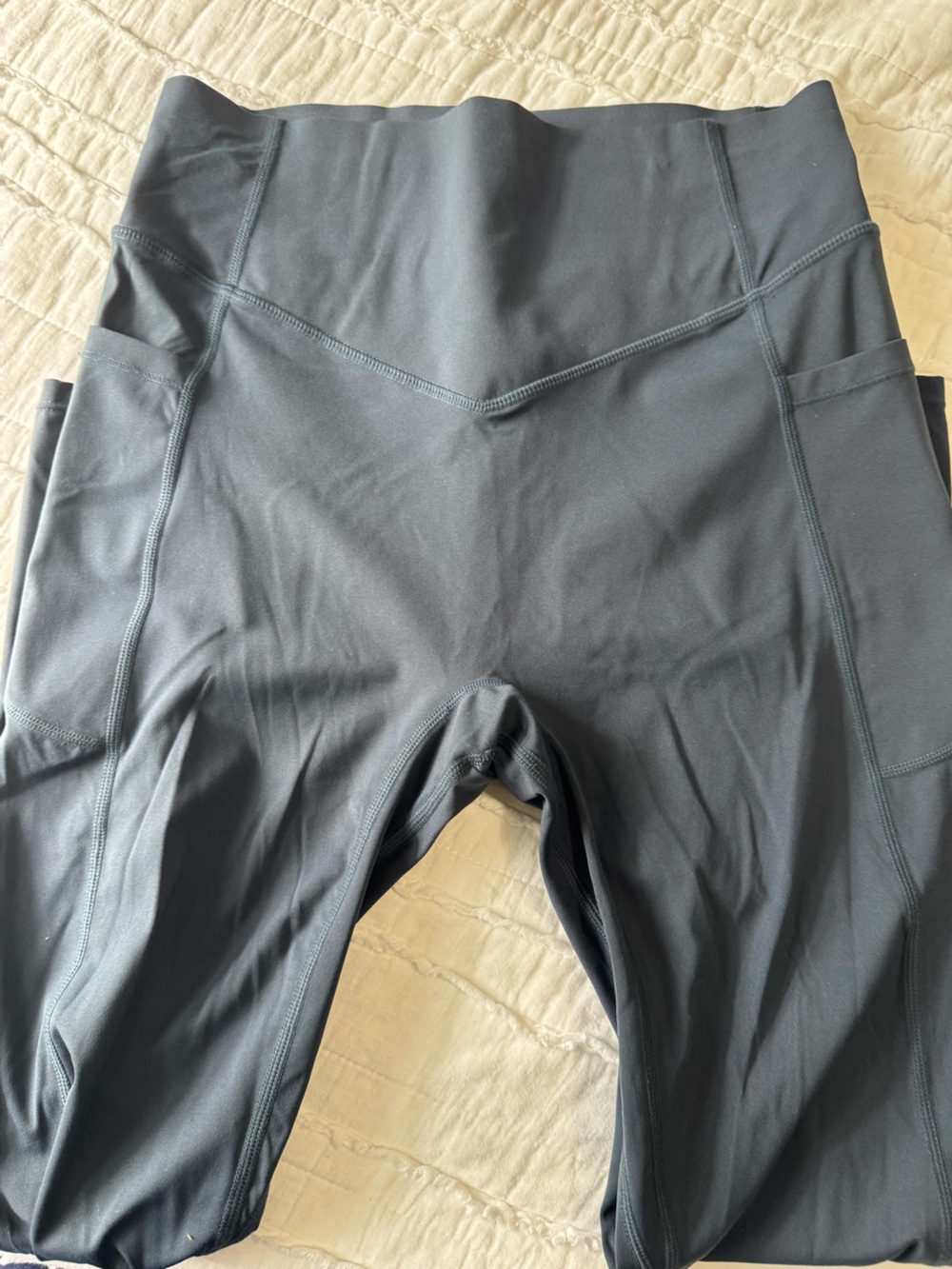 HALARA Womens Navy/Gray Performance Leggings